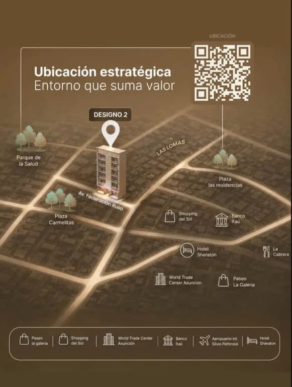 EDIFICIO DESIGNO 2 – ASUNCIÓN 📍 (Av. Federación Rusa | ID: 17030)