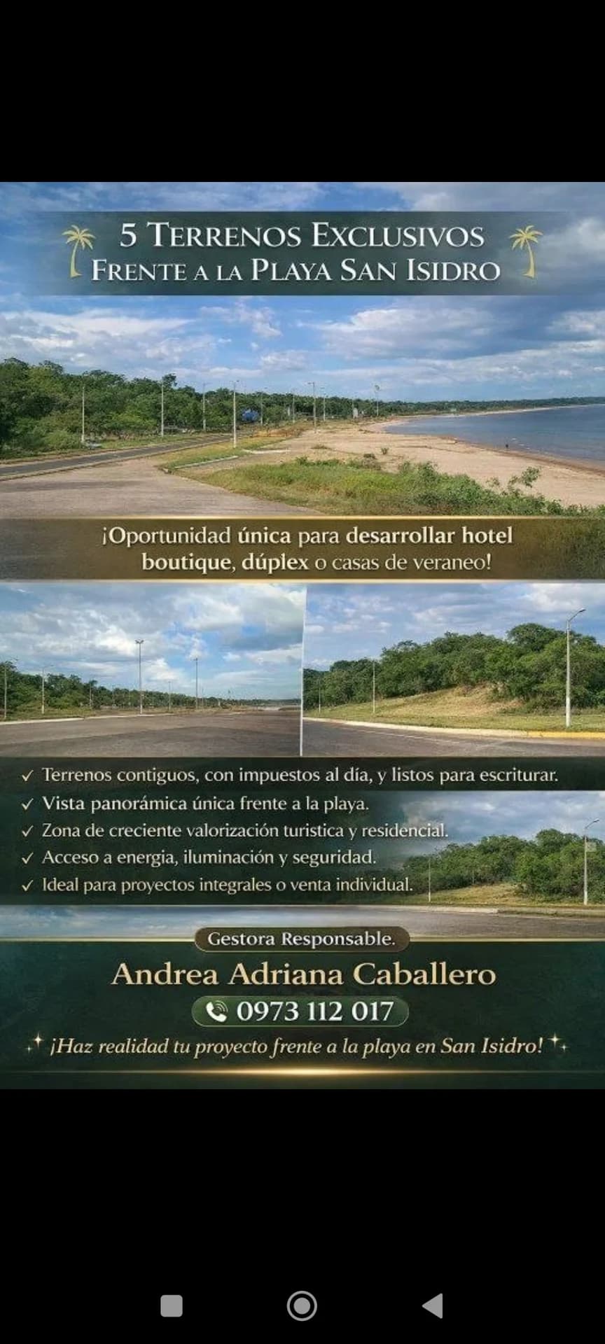 Terreno de 2.000 m² junto a la Playa San Isidro, Encarnación, foto principal