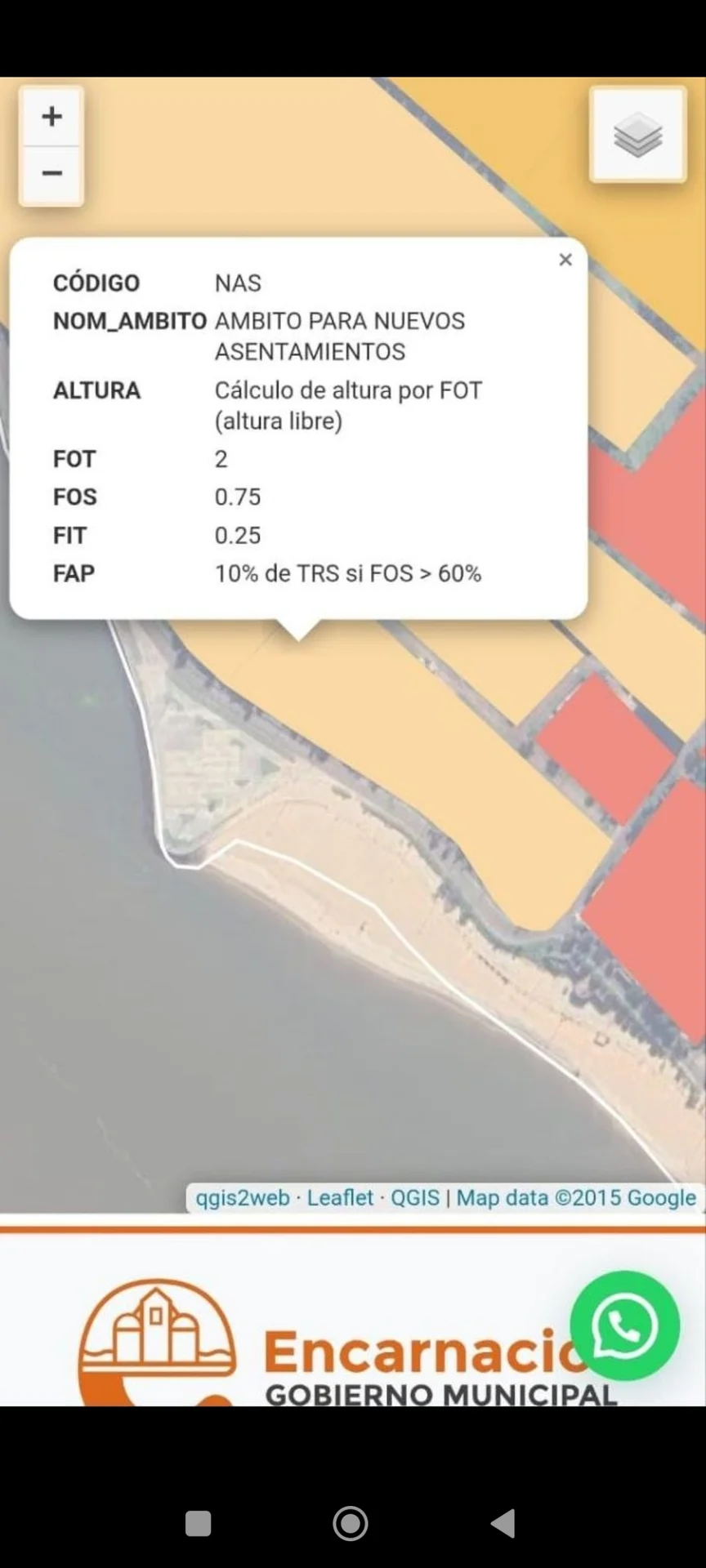 Terreno de 2.000 m² junto a la Playa San Isidro, Encarnación